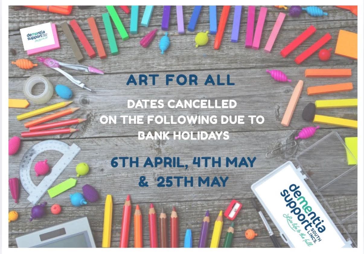 No Art Group on Bank Holidays