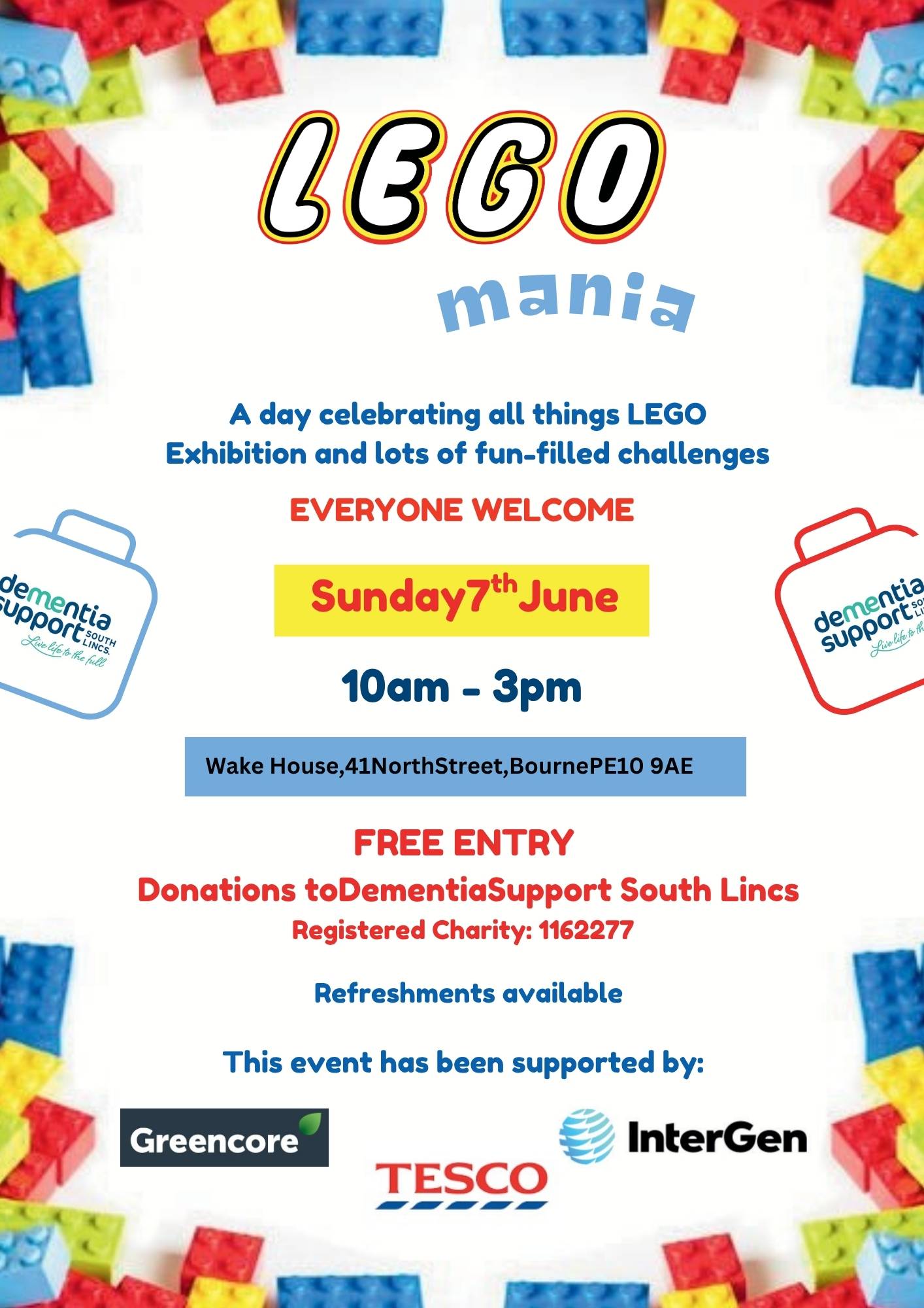 Lego Mania at Wake House, Bourne