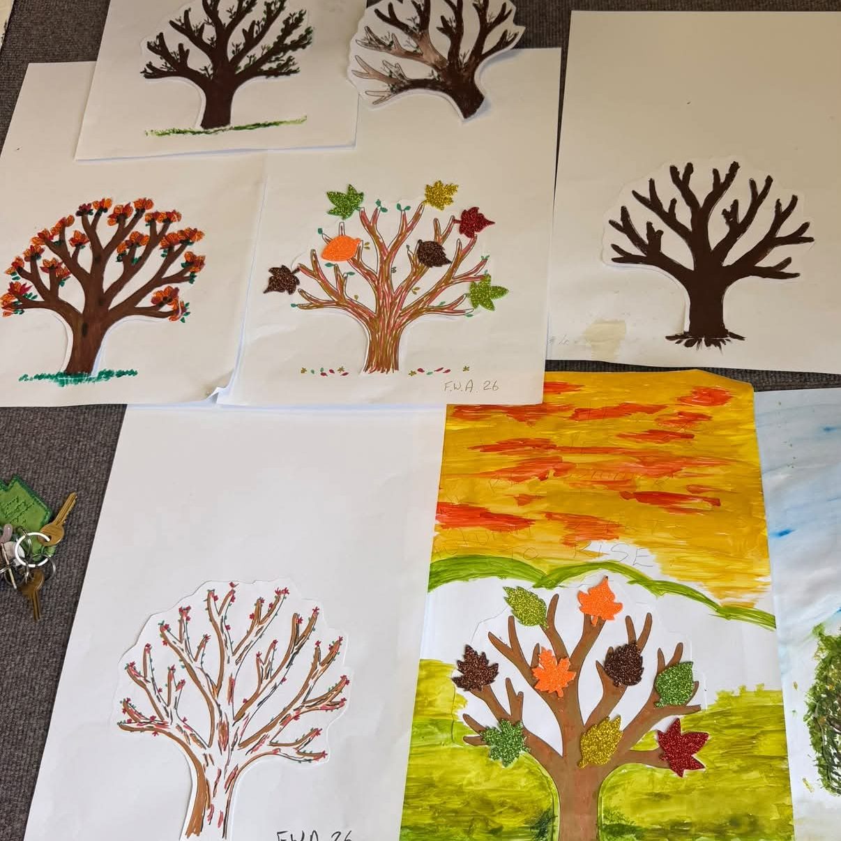 Autumnal Trees at Art for All