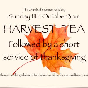 Harvest Tea in Aslackby